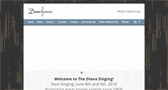 Desktop Screenshot of dianasinging.com
