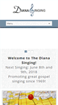 Mobile Screenshot of dianasinging.com